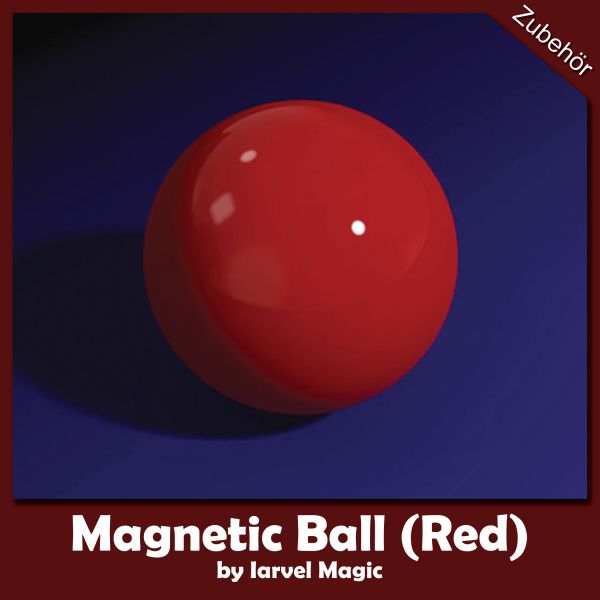 Magnetic Ball (Red) by Iarvel Magic